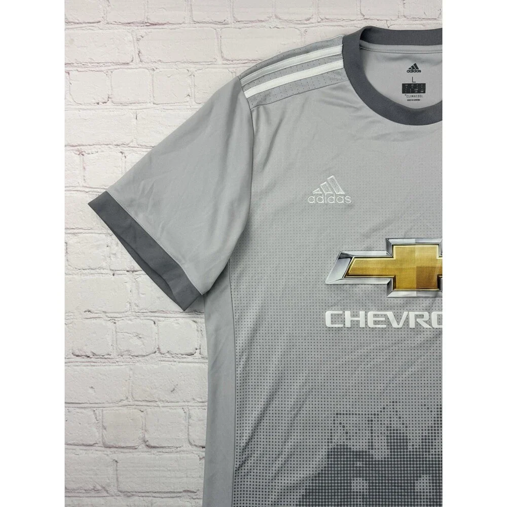 Manchester United 2017/2018 Third Football Shirt Jersey adidas Size LG
